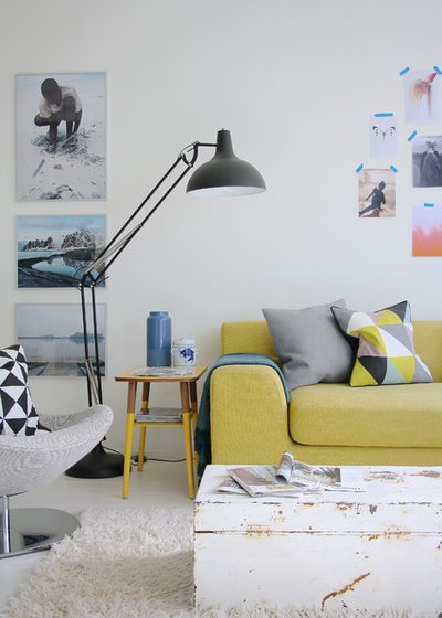 Scandinavian Living Room by Holly Marder