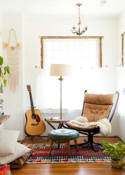 Eclectic Living Room by Ellie Lillstrom Photography