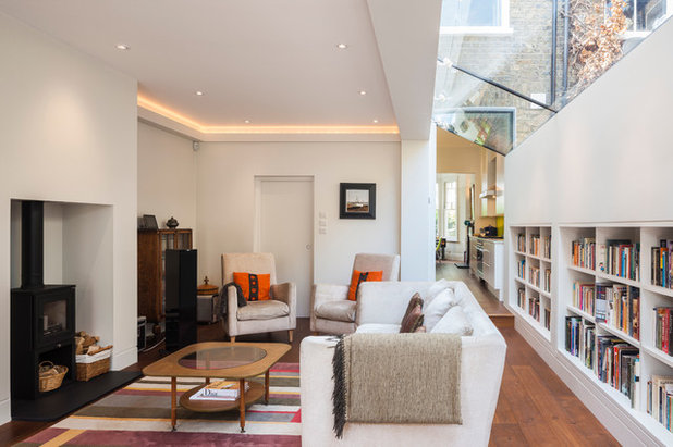 Contemporary Living Room by Jones Associates Architects