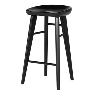 Kami Bar Stool By Nuevo Onyx Midcentury Bar Stools And Counter