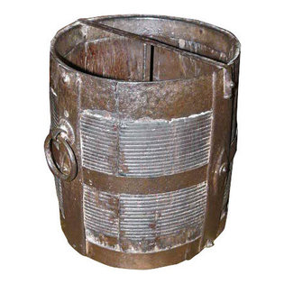 Mogul Interior - Consigned Indian Art Iron Pot - All of our items are one off pieces of rustic or just lovely pieces which have been lovingly restored to create the original pieces that we sell.