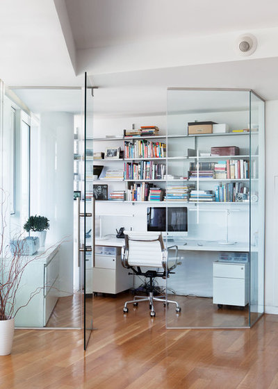 Contemporary Home Office & Library Contemporary Home Office
