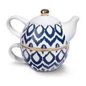 Ikat Tea For One Set