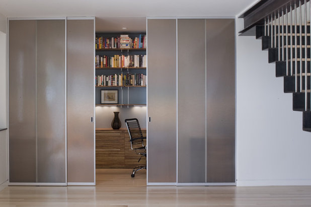 Modern Home Office & Library by John Lum Architecture, Inc. AIA