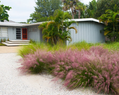 Beach Style Front Yard Landscape Ideas, Designs, Remodels & Photos