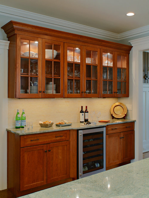 Open Concept Kitchen & Butler's Pantry with Desk Area-Glen Ridge, NJ