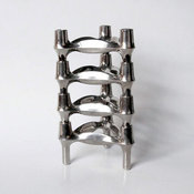 Vintage Atomic-Age Candleholders BMF by 1001 Vintage, Set of 4