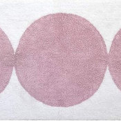 DwellStudio Dots Bath Mat, Petal