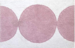 DwellStudio Dots Bath Mat, Petal