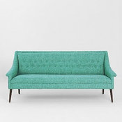 Charlotte Sofa, Turquoise