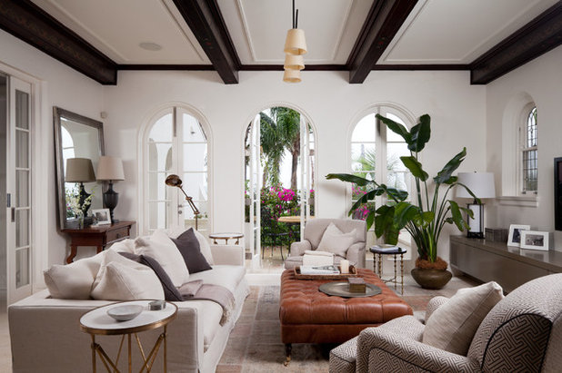 Mediterranean Living Room by Salt Interiors Joinery