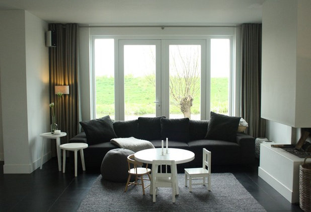 Contemporary Family & Games Room by Holly Marder