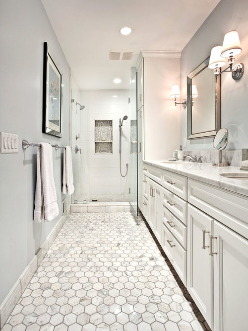 Traditional 3/4 Bathroom Design Ideas, Remodels & Photos