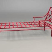 Chinese Chippendale Chaise Lounge by The Well Appointed House