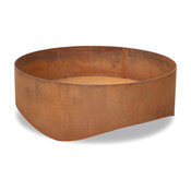 Plodes Wave Fire Pit, Carbon, 40.5", 1/4" Carbon Steel Plate