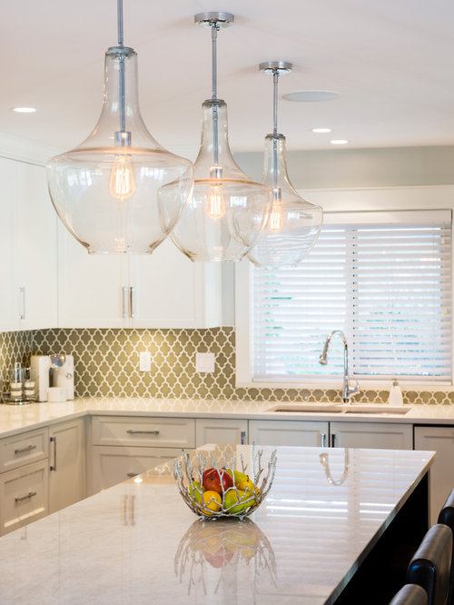 Klassische Küchen mit Quarzwerkstein-Arbeitsplatte Ideen & Bilder