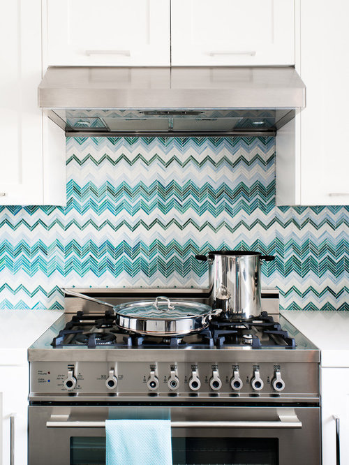 Chevron Backsplash Home Design Ideas, Pictures, Remodel and Decor
