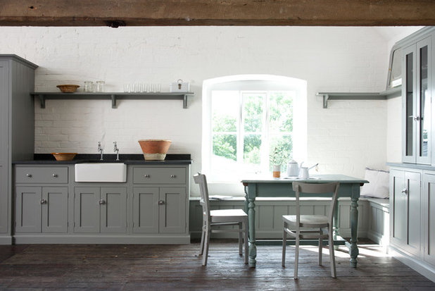 Country Dining Room by deVOL Kitchens
