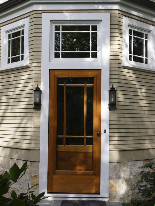 Wood Storm Door Home Design Ideas, Pictures, Remodel and Decor