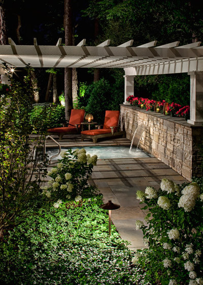 Traditional Patio by Hursthouse Landscape Architects and Contractors