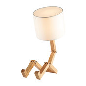 Louie the Lamp - Wooden Man-Shaped Light Fixture