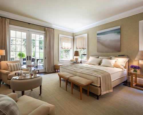Beige Master Bedroom Home Design Ideas, Pictures, Remodel and Decor
