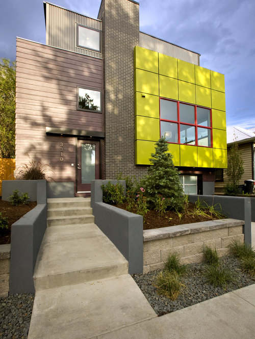 Contemporary Exterior Finishes Home Design Ideas, Pictures
