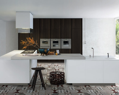 Two Tone Kitchen Home Design Ideas, Pictures, Remodel and Decor