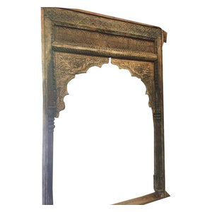 Mogul Interior - Antique Indian Hand Carved Arch archway - The arch archway comes from India and are a 18/19 century vintage pieces.