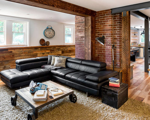 Industrial Game Room Design Ideas, Remodels & Photos | Houzz