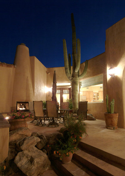 Southwestern Patio by Soloway Designs Inc | Architecture + Interiors