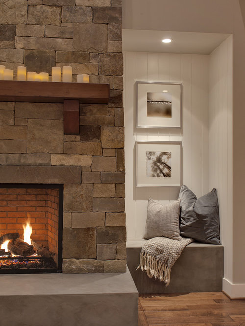 Fireplace Nook Home Design Ideas, Pictures, Remodel and Decor