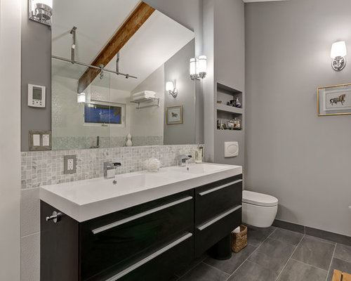 Calgary Bathroom Design Ideas, Renovations amp; Photos with Black 