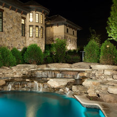 Eclectic Pool St Louis Tuscan Timbers