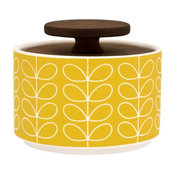 Orla Kiely Yellow Sugar Bowl