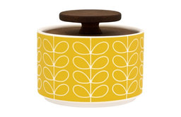 Orla Kiely Yellow Sugar Bowl