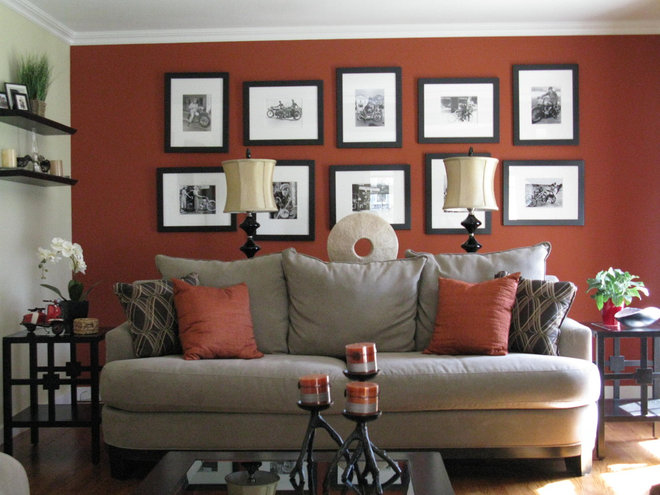 Contemporary Living Room by Shoshana Gosselin