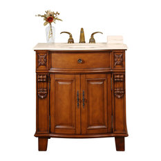 33 Bathroom Vanities Houzz Silkroad Exclusive Driver Traditional Single Sink Bathroom Vanity 33 Vanities And