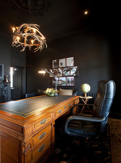 Contemporary Home Office & Library by MR.MITCHELL