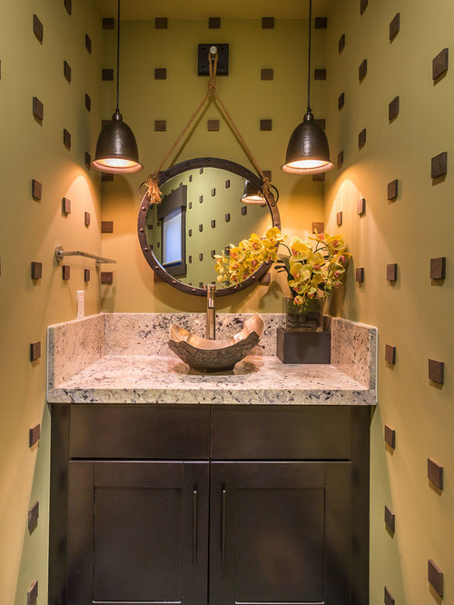 Rustic Powder Room Home Design Ideas, Pictures, Remodel and Decor