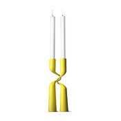 Menu A/S Double Candleholder, Yellow