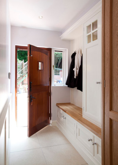 Transitional Utility Room by Designer Kitchen by Morgan