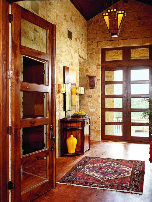 Vestibule Design Ideas, Renovations & Photos with a Double Front Door