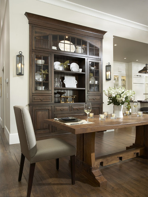 Traditional Built In Buffet Home Design, Photos & Decor Ideas