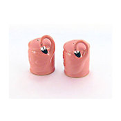 Stylized Pink Flamingo Salt & Pepper