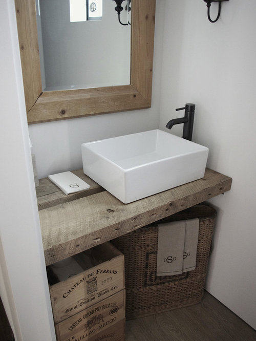 Gästetoilette & Gäste-WC im Landhausstil Los Angeles: Ideen für