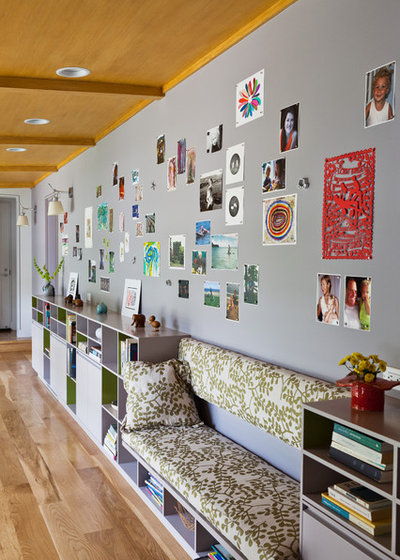 Contemporary Hallway & Landing by Natasha Barrault Design