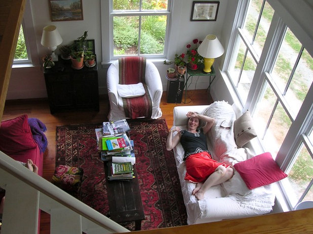 Farmhouse Living Room Virginia Countryside Cottage