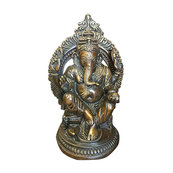 Mogul Interior - Ganesh Statue Ganesha Sculpture Indian Art Hindu Decor Spiritual Figurine Idol - Decorative Objects And Figurines