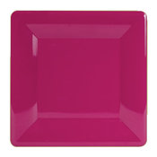 Fuchsia Lacquer Large Square Plate Charger